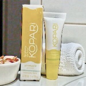 KOPARI Coconut oil LIP GLOSSY Gloss Balm ~ PINEAPPLE ~ 0.35oz/10g NEW IN BOX.